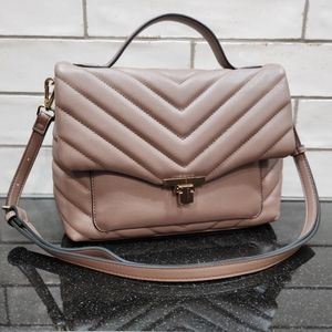 Quilted Top handle Satchel/Crossbody